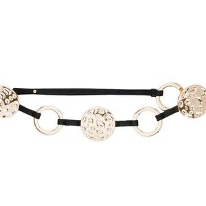 Gold and Black Women's Belt